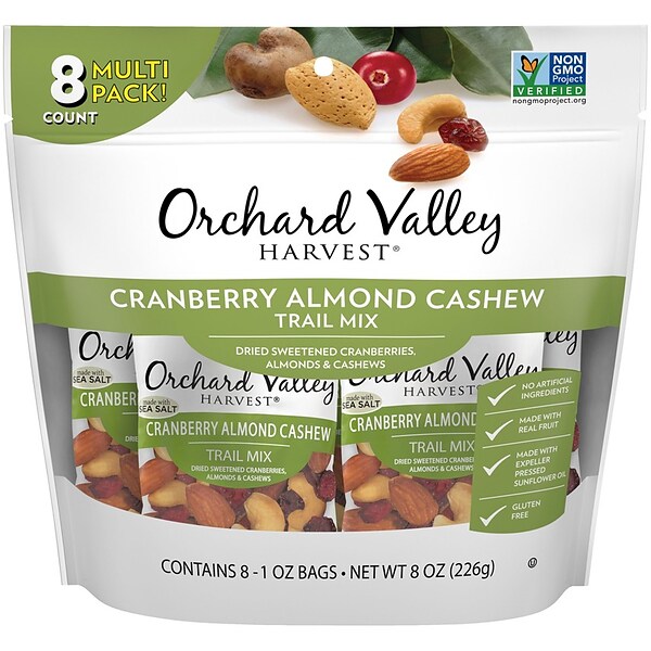 Orchard Valley Harvest Cranberry Almond CashewTrail Mix, 8 oz. (JOH13641)