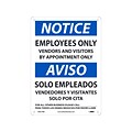 National Marker Wall Sign, Please Maintain Social Distancing While Using Breakroom, Plastic, 14 x 10, White/Blue (ESN518RB)