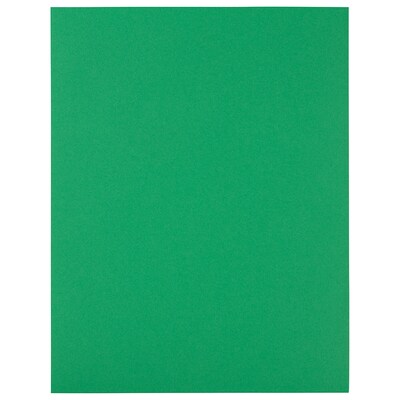 JAM Paper Shipping Labels, 8 1/2" x 11", Green, 1 Label/Sheet, 10 Sheets/Pack (337628607)
