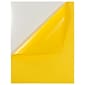 JAM Paper® Shipping Labels, 8 1/2" x 11", Yellow, 1 Label/Sheet, 10 Sheets/Pack (337628610)