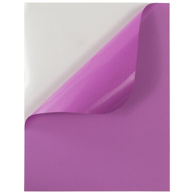 JAM Paper® Shipping Labels, 8 1/2" x 11", Violet Purple, 1 Label/Sheet, 10 Sheets/Pack (337628762)
