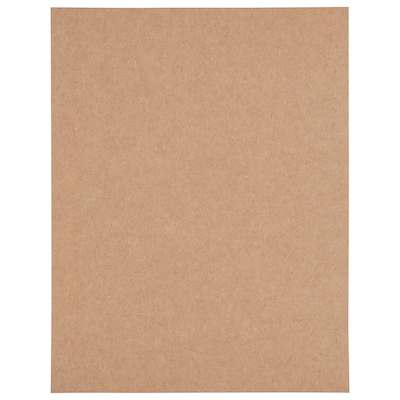 JAM Paper® Shipping Labels, 8 1/2" x 11", Brown Kraft, 1 Label/Sheet, 10 Sheets/Pack (337628602)