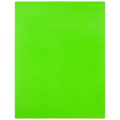 JAM Paper® Shipping Labels, Full Page, 8 1/2 x 11 Sticker Paper, Neon Green, 10/Pack (337628609)