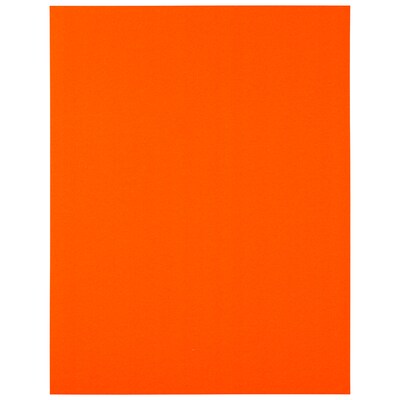 JAM Paper Shipping Labels, Full Page, 8 1/2 x 11 Sticker Paper, Neon Red, 1 Label/Sheet, 10 Labels/Pack (337628604)