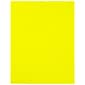 JAM Paper Shipping Labels, 8 1/2" x 11", Neon Yellow, 1 Label/Sheet, 10 Labels/Pack (337628611)