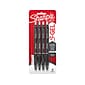 Sharpie S-Gel Retractable Gel Pen, Medium Point, Black Ink, 4/Pack (2096134)