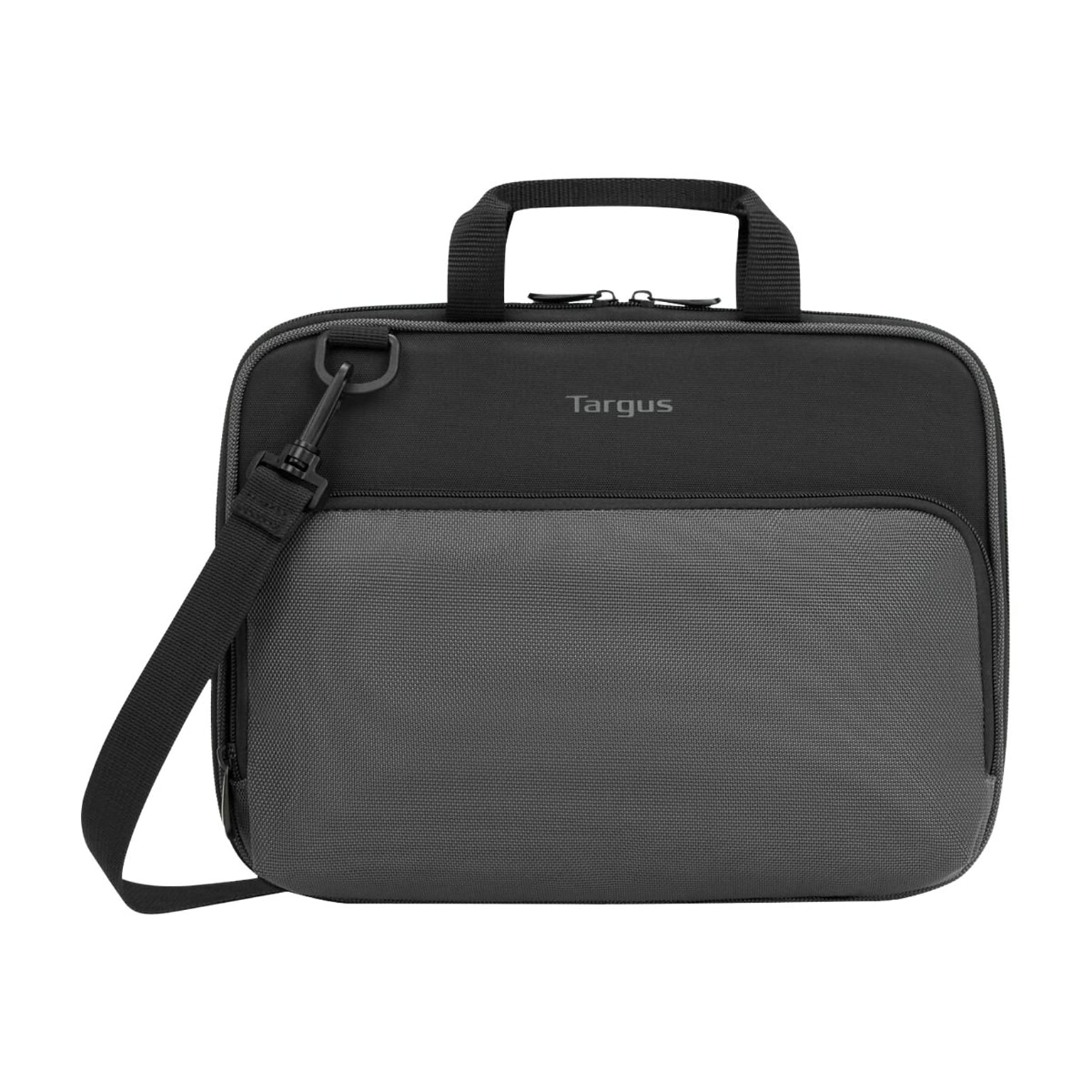 Targus Work-In Essentials Polyurethane Laptop Sleeve for 11.6 Laptops, Black/Grey (TED006GL)
