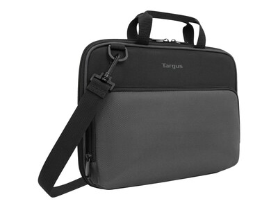 Targus Work-In Essentials Polyurethane Laptop Sleeve for 11.6 Laptops, Black/Grey (TED006GL)