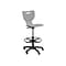 MooreCo Hierarchy 5-Star Plastic School Chair, Cool Gray (53512-GREY-NA-SC)