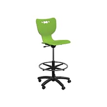 MooreCo Hierarchy 5-Star Plastic School Chair, Green (53512-GREEN-NA-HC)