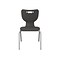 MooreCo Hierarchy 4-Leg Plastic School Chair, Black (53318-1-BLACK-NA-CH)