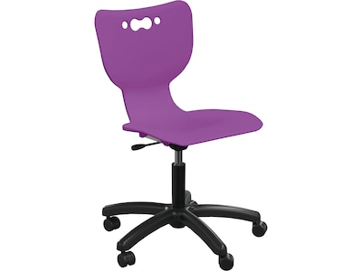 MooreCo Hierarchy 5-Star Plastic School Chair, Purple (53512-PURPLE-NA-HC)