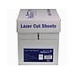 Alliance Lazer Cut Sheets 8.5" x 11" Printer Paper, 20 lbs., 92 Brightness, 500 Sheets/Ream, 5 Reams/Carton (30030-C)