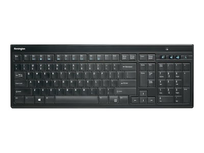 Kensington SlimType Wireless Keyboard, Black (K72344US)