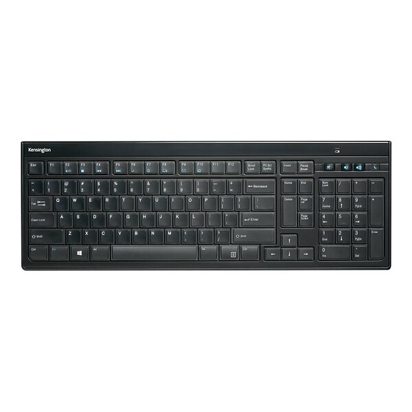 Kensington SlimType Wireless Keyboard, Black (K72344US)