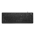 Adesso EasyTouch Waterproof Wired Keyboard, Black (AKB-631UB)