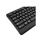 Adesso EasyTouch Waterproof Wired Keyboard, Black (AKB-631UB)