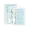 ComplyRight Healthcare Professionals COVID-19 Safety Awareness Poster Set, Teal/White (N0172)