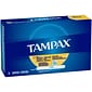 Tampax Cardboard Applicator Tampons, Regular, Unscented, 10/Box (1702131)