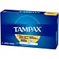 Tampax Cardboard Applicator Tampons, Regular, Unscented, 10/Box (1702131)