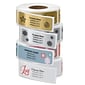 Rolled Address Label, 2 1/2" x 3/4" Rectangle, Clear Film, Full Color, 250 Labels, 1/Roll
