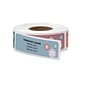 Rolled Address Label, 2 1/2" x 3/4" Rectangle, White Gloss, Full Color, Assorted Designs, 250 Labels, 1/Roll