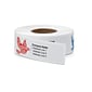 Rolled Address Label, 2 1/2" x 3/4" Rectangle, Clear Film, Full Color, 250 Labels, 1/Roll