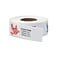 Rolled Address Label, 2 1/2 x 3/4 Rectangle, Clear Film, Full Color, 250 Labels, 1/Roll