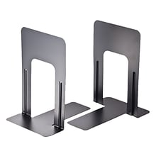 Officemate Steel Book Ends, 9H, Black (OIC93051)