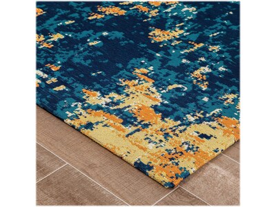 Anji Mountain Rug'd Bilbao Carpet & Hard Floor Chair Mat, 36" x 48'', Multicolored (AMB9016)
