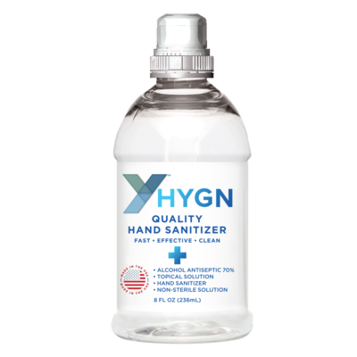 HYGN Gel Hand Sanitizer, 8 oz. (HG236ML) | Quill contents 24-8 OZ 