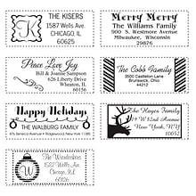 Custom 2000 Plus® PrintPro™ 50 Self-Inking Holiday Stamp, 15/16 x 2-11/16