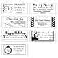 Custom Quill 2000 Plus® Printer P 50 Self-Inking Holiday Stamp, 15/16" x 2 11/16"