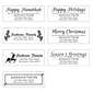 Custom Xstamper® Holiday N18 Pre-inked Stamp