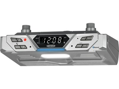 Jensen Under-Cabinet Voice-Controlled Wireless Music System, Silver (JAS-725)