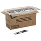 Dixie Individually Wrapped Polystyrene Cutlery Set, Heavy-Weight, Black, 250/Carton (CH56NSPC7)