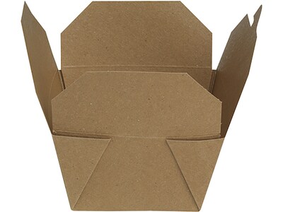 Dixie Paperboard Food Box, 2.5" x 4.5" x 5", Brown, 450/Carton