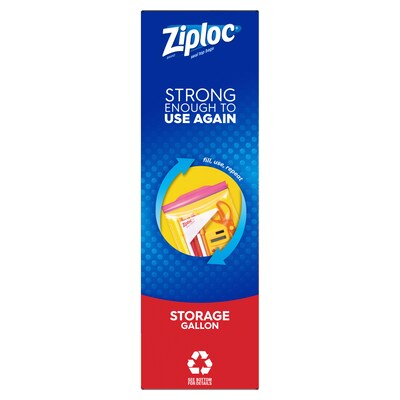 Ziploc Storage Bags, 1 Gal., 75/Box (314472)