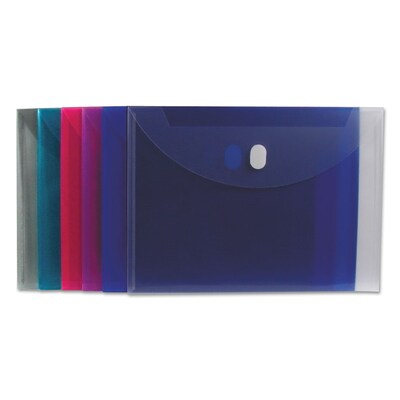 C-Line Reusable Hook and Loop Closure Poly Envelope, 9.25 x 12.8, Assortment (CLI58000)