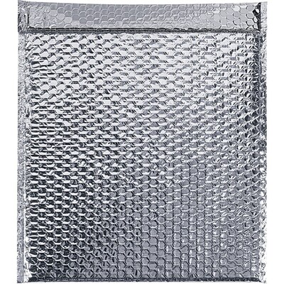 Quill Brand® Cool Shield Bubble Mailer, 15" x 17", Silver, 50/Carton (INM1517)