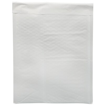 JAM PAPER Bubble Lite Padded Mailers, Size 5, 10 1/2 x 14 1/2, White Kraft, 25/Pack (194505I)