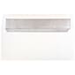 JAM PAPER 3 7/8 x 8 1/8 Foil Lined Invitation Envelopes, White with Silver Foil, 50/Pack (352231723I)