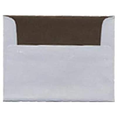 JAM PAPER A2 Metallic Invitation Envelopes, 4 3/8 x 5 3/4, Citrine Stardream with Bronze Foil Line