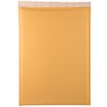 JAM PAPER Bubble Lite Padded Mailers, Size 6, 12 1/2 x 17 1/2, Brown Kraft, 25/Pack (526PKCE110)