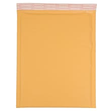 JAM PAPER Bubble Lite Padded Mailers, Size 7, 14 1/4 x 18 1/2- Brown Kraft, 100/Pack (GCST657H)