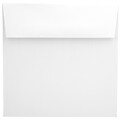 JAM PAPER 7.5 x 7.5 Square Metallic Invitation Envelopes, Ice Silver Stardream, 100/Pack (43432H)