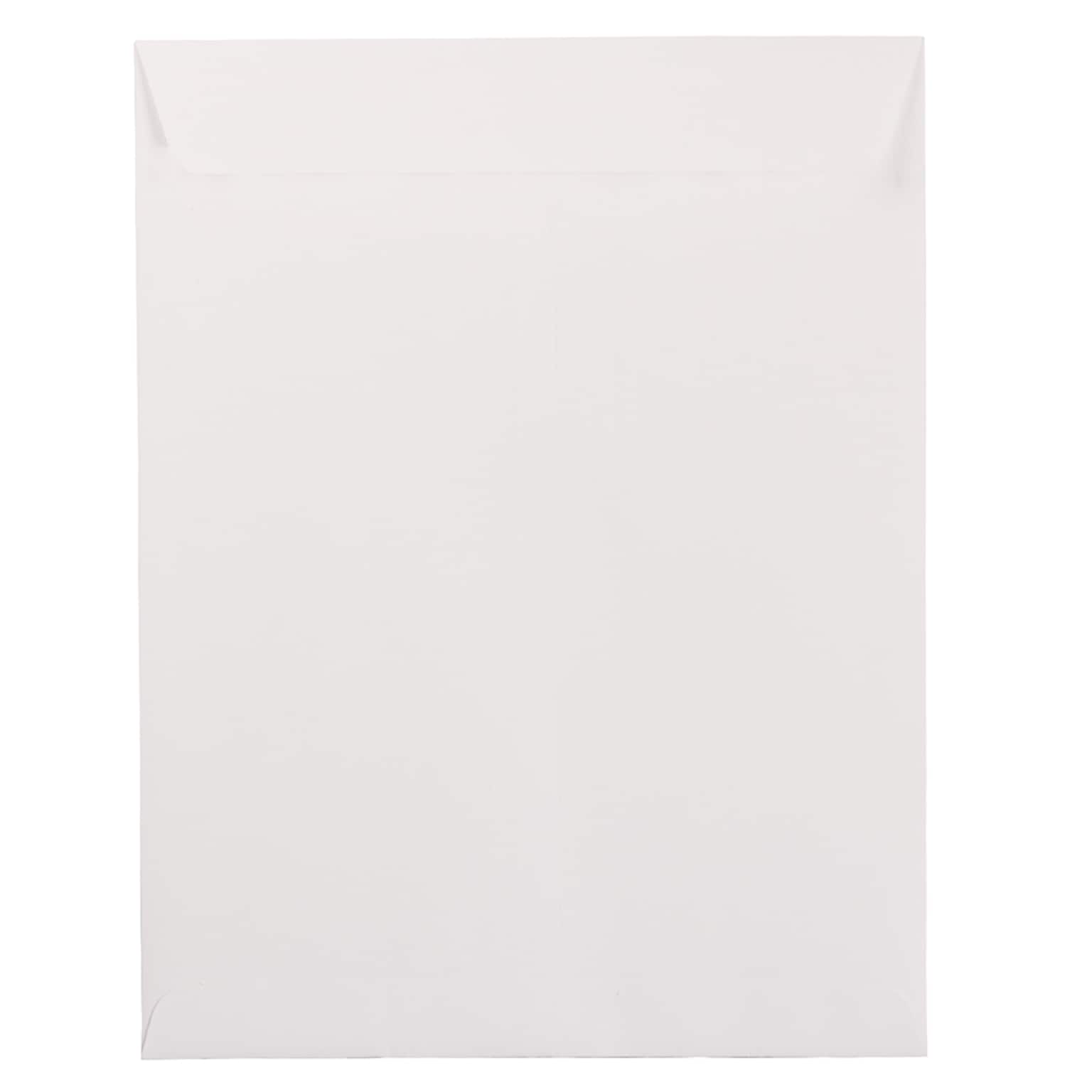 JAM PAPER Open End Catalog Envelopes, 10 x 13, White, 50/Pack (526SE4296)
