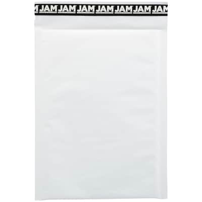 JAM PAPER Bubble Lite Padded Mailers, Size 1, 7 1/4 x 10 1/2, White Kraft, 25/Pack (24632024)