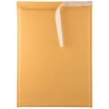 JAM PAPER Bubble Lite Padded Mailers, Size 6, 12 1/2 x 17 1/2, Brown Kraft, 25/Pack (526PKCE110)