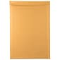 JAM PAPER Bubble Lite Padded Mailers, Size 6, 12 1/2" x 17 1/2", Brown Kraft, 25/Pack (526PKCE110)